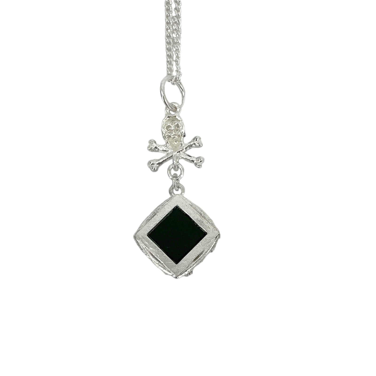 Virgins Saints & Angels Vsa Skull Treasure Charm Necklace Chain In Silver — image 6 of 8
